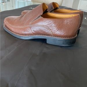 Jos. A Banks Mens Brown Brazilian Leather Dress Loafers Size 11.5 D Lightly worn